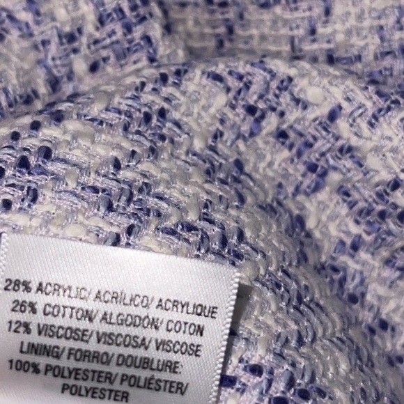 NWT Favoritw Daughter Dasha Houndstooth Tweed Blazer Top - Picture 9 of 16